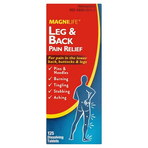 With this product, you can get fast relief from cramping, throbbing, burning, and tingling associated with sciatica. . Magnilife leg and back pain